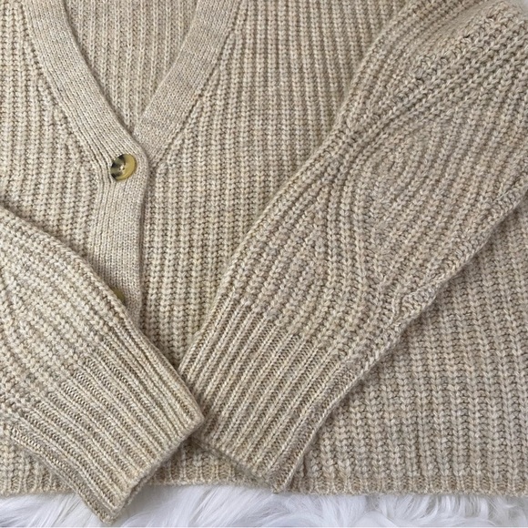 a.n.a Cream Knit Cardigan Sweater - Picture 7 of 10